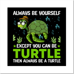 Funny Turtle Posters and Art